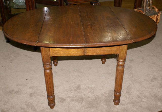 oval drop leaf kitchen table